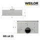 Кухонная вытяжка Weilor WB 64 SS, нержавеющая сталь, встраиваемая в шкаф вытяжка для кухни, 750 куб.м., 52 см - изображение 2