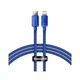 Кабель Baseus Crystal Shine Series Fast Charging Data Cable Type-C to Lightning 20W 1.2m Blue (CAJY000203) - изображение 4