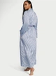 Халат Атласний Victoria's Secret Satin Long Robe M\L Блакитний (26796699) - изображение 2