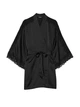 Атласний халат Victoria's Secret Luxe Robe M\L Чорний (26679208) - изображение 3