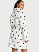 Халат Victoria's Secret Logo Short Cozy Robe M\L Білий (26709526) - зображення 2