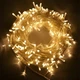 Светодиодная гирлянда на елку, 10м, 200 LED, прозрачный провод, Теплый белый - изображение 4