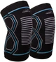 Наколенники спортивные PowerPlay PP-4099 Knee Support Черно/Синие S/M (пара) - изображение 1