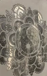 Трафарет DFA багаторазовий Круглий візерунок 50 Інь Янь для штукатурки та фарби 65х65см, товщина 0,3-1мм (С00050) - изображение 2