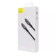 Кабель Baseus Type-C - Type-C 100W 2м Tungsten Gold Black (CATWJ-A01) - зображення 3