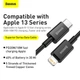Кабель Baseus CATLYS-C01 Superior Series Type-C to IP PD 20W 200cm Black - изображение 7