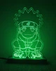 3D світильник-нічник Zayaka Naruto Наруто аніме RGB 15 кольорів 185 - изображение 1