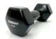 Гантель для фітнесу 3.0 кг EasyFit із вініловим покриттям чорна 4631544 - зображення 1