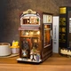 3D Интерьерный конструктор DIY House Румбокс Hongda Craft Бук Нук "Кофейня" (M2411) - изображение 1