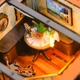 3D Интерьерный конструктор DIY House Румбокс Hongda Craft Бук Нук "Кофейня" (M2411) - изображение 5
