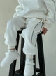 Дитячий спортивний костюм oversize (світшот + штани) для дівчинки NaDity Urban 116-122 молочний - зображення 7