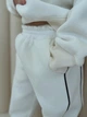 Дитячий спортивний костюм oversize (світшот + штани) для дівчинки NaDity Urban 116-122 молочний - зображення 10