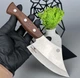 Универсальный кухонный нож шеф повара Blacksmith Santoku Kitchen 24,5 см нож топорик из нержавейки (4889) - изображение 1