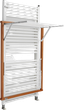 Сушарка для білизни Arredamenti Klaus для радіатора коричнева 89 x 68 см (8023856608123) - зображення 3