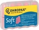 Пенные беруши для сна Ohropax Soft 5 пар розового цвета SNR 32 дБ - изображение 1