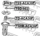 Пыльник аморт. TOYOTA RAV4 передн. (выр-во Febest) Febest (TSHBACA30F) - изображение 2
