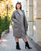 Пальто Alenka Plus 2037, 52, сірий - изображение 1