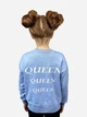 Детский свитер для девочки ARTKNIT Queen 15348 122-128 см Голубой (4823093466623) - изображение 2