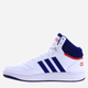 Tenisówki chłopięce adidas hoops 3.0 Mid K GZ9647 36 Biały/Niebieski (4066746069097) - obraz 3