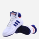 Підліткові кеди для хлопчика adidas hoops 3.0 Mid K GZ9647 36.5 Білий/Синій (4066746069042) - зображення 4