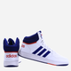 Підліткові кеди для хлопчика adidas hoops 3.0 Mid K GZ9647 40 Білий/Синій (4066746072769) - зображення 2