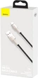 Кабель Baseus Cafule Cable Type-C to IP PD 18W 1 м Gray+Black (CATLKLF-G1) - изображение 4