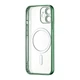 Чехол силиконовый противоударный WAVE Metal Color Case with MagSafe + защита камеры для Apple iPhone 12 (6.1") Green - изображение 2