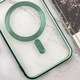 Чехол хромовый TPU Fibra Chrome Magnetic with MagSafe + защита камеры для Apple iPhone 11 (6.1") Green - изображение 3