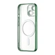 Чехол силиконовый противоударный WAVE Metal Color Case with MagSafe + защита камеры для Apple iPhone 14 Plus (6.7") Green - изображение 2