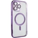 Чехол силиконовый противоударный WAVE Metal Color Case with MagSafe + защита камеры для Apple iPhone 14 Pro (6.1") Purple - изображение 11
