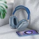 Наушники беспроводные с микрофоном bluetooth Borofone Elegant BT headphones BO22 |BT5.3, AUX/TF| Silver - изображение 4