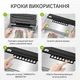 Вакуумный упаковщик, Вакууматор для продуктов с функцией маринования и режимом Sous-Vide + пленка 3 м - изображение 3