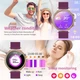 Розумний смарт-годинник для жінок Diamond Smart Watch для айфон та андроід, жіночий сенсорний годинник з тонометром. - зображення 8