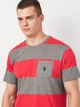 Футболка хлопковая длинная мужская U.S. Polo Assn 23C516-1900A L Серая (786660506884) - изображение 4