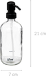 Dozownik na mydło 5five Simply Smart transparentny 450 ml (3560231641368) - obraz 2