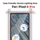 Защитное стекло PHENVEL 2.5D для Google Pixel 8 Pro (Полностью прозрачное стекло) - изображение 2