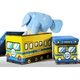 Ящик-пуф для іграшок складаний поїзд UKC Play Baby Lets Go Train 40х25 см Різнобарвний (00607-trаin) - зображення 2