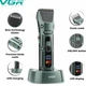 Аккумуляторная беспроводная машинка для стрижки волос VGR V-696 с LED дисплеем и ТУРБО режимом - изображение 3