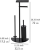 Набір Wenko Cosenza туалетна щітка і підставка для паперу з полицею 4 в 1 (4008838445570) - зображення 3