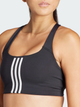 Спортивный топ для тренировок женский Adidas Pwim Ms 3S Bra IQ3369 XS-AB Black (4066766932227) - изображение 4