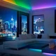 Светодиодная лента SMD 5050-RGB для подсветки телевизора 2м Разноцветная, Неоновая LED подсветка - изображение 5