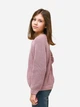 Детский свитер для девочки ARTKNIT Mari 27438 116-122 см Розовый (4823093442597) - изображение 1