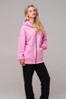 Толстовка жіноча на блискавці оверсайз Pink M - зображення 2