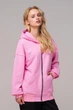 Толстовка жіноча на блискавці оверсайз Pink M - зображення 3