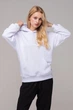 Худи оверсайз женское White L - изображение 2