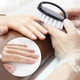 Щітка від пилу манікюрна з ручкою кругла (прозора) Designer Professional - зображення 8