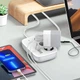 Подовжувач мережевий розумний c Wi-Fi - Ldnio SEW3452 3 розетки 4 порти USB 2 метри - зображення 8