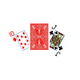 Пластикові Гральні Карти Bicycle Prestige Playing Cards 100% red/blue - зображення 2