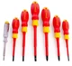 Набор отверток Stanley 7 шт изолированных (SL2,5 / SL3,5 / SL4,0 / SL5,5 / PZ1 / PZ2*100 /тестер) (STHT60031-0) - изображение 2