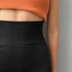 Утеплені лосини на хутрі чорні безшовні (One Size) - зображення 3